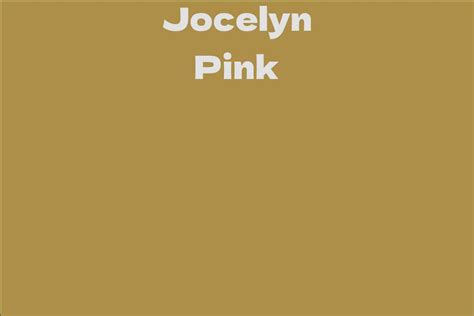 Jocelyn Pink Telegraph