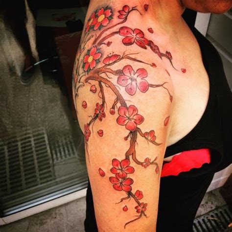 30 Fantastic Cherry Blossom Tattoos Kirschblüten Tattoo Weiße