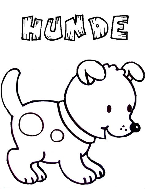 Ausmalbilder von Hunde 05 | Ausmalbilder kostenlos