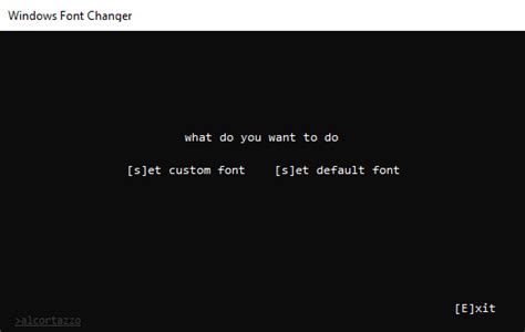 Github Alcortazzowindows Font Changer Program Can Change Font Of