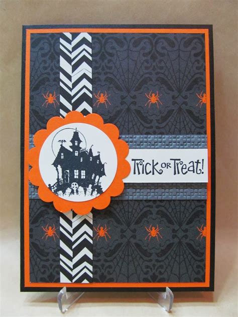 Don't forget to customize every card with stickers and your own photos. Savvy Handmade Cards: Trick or Treat Halloween Card