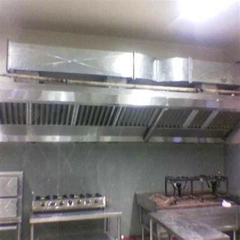 Mild Steel Kitchen Fume Exhaust Systems Automation Grade Semi