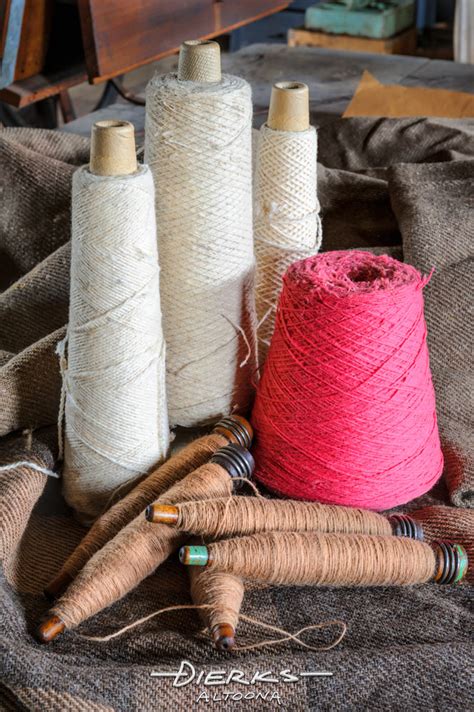 Old Fashioned Wool Yarn Spools And Bobbins Weaving Photos For Sale