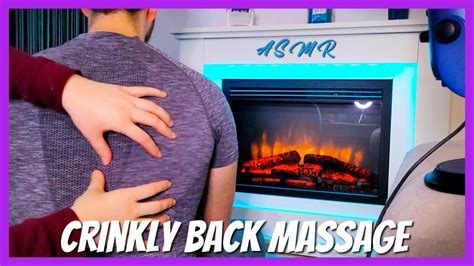 Asmr Relaxing Back Massage On A Crinkly T Shirt Fast No Talking Youtube