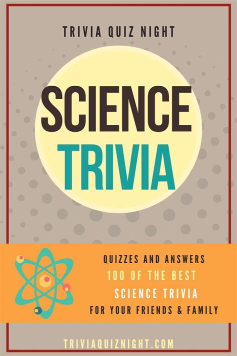 100 Science Pub Quiz Questions And Answers Trivia Quiz Night