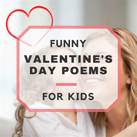 Funny Valentines Day Poems For Kids