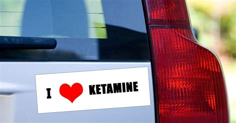 man with ‘i love ketamine bumper sticker is pulled over… and busted for ket metro news