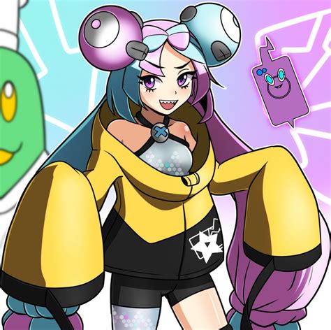 Rotom Rotom Phone And Iono Pokemon And 2 More Drawn By Watariise1