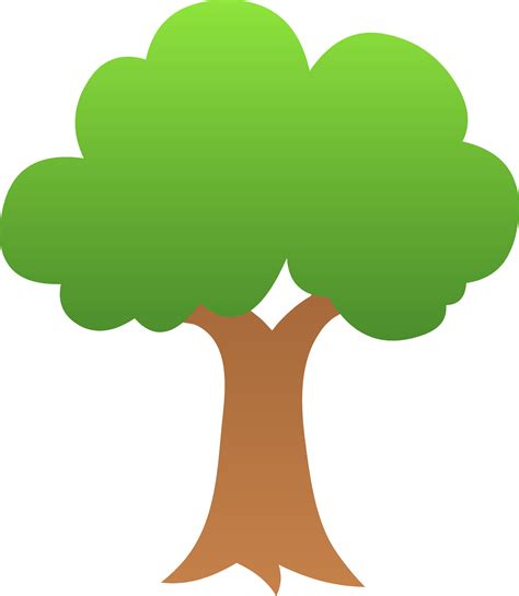Cute Green Tree Design Free Clip Art