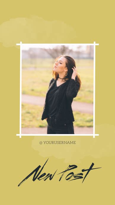 New Post Instagram Story Template Postermywall