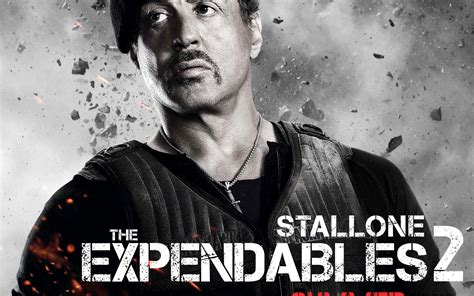 Wallpaper Poster Sylvester Stallone The Expendables 2 Album Cover