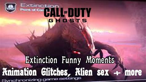 Cod Ghost Extinction Funny Moments Animation Glitches Alien Sex