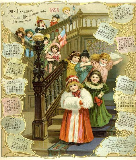 With multiple life insurance options and high coverage amounts, john hancock can be a good choice for those who want to get a quote and purchase a policy online. 1895 John Hancock Mutual Life Insurance Calendar | Vintage calendar, Calendar craft, Vintage ...