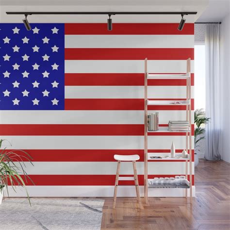 Original American Flag Wall Mural By Mydream Society6