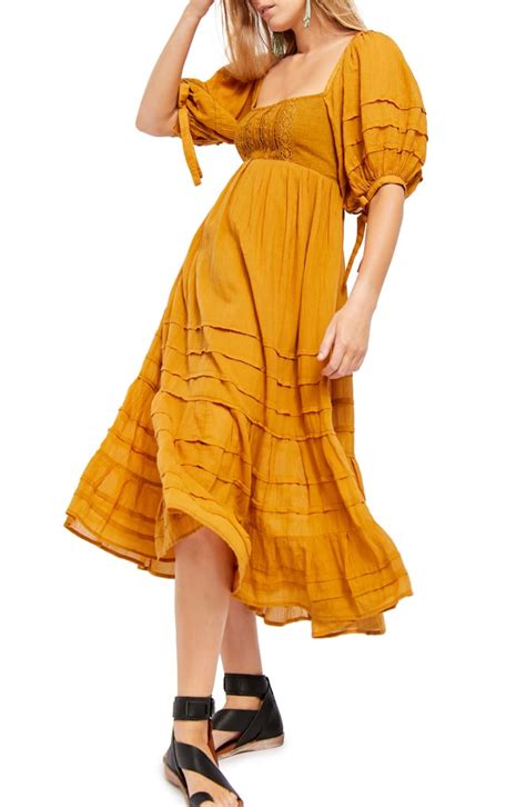 Free People Lets Be Friends Midi Dress Best Travel Clothes From