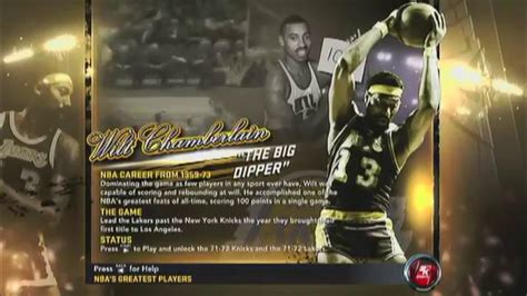 Nba 2k12 Intro And Greatest Players Intro Youtube