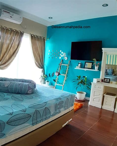 warna pilihan cat kamar tidur  cocok  ruangan sempit
