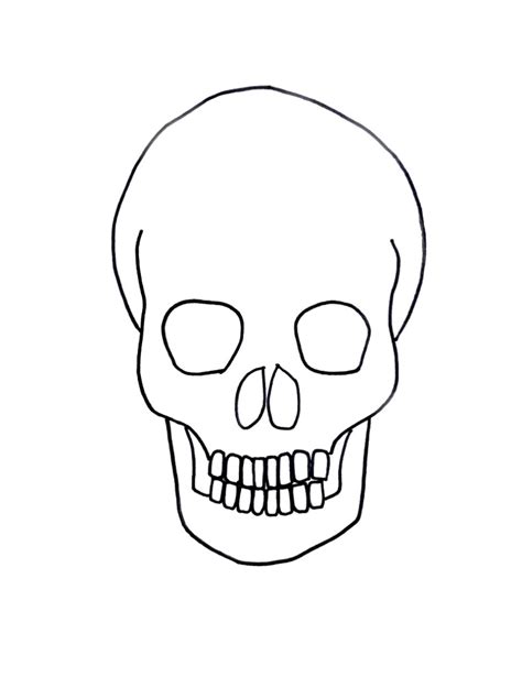 Easy Skeleton Sketch At Explore Collection Of Easy