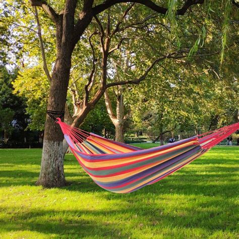 5 out of 5 stars. Double Hammock on , BTMWAY Portable Oversized Hanging Rope Hammock Swing Bed for Trees, Outdoor ...