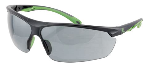 Remington Wiley X Re 500 Shooting Sporting Glasses Black Green Frame Smoke Gray Lens Range Usa