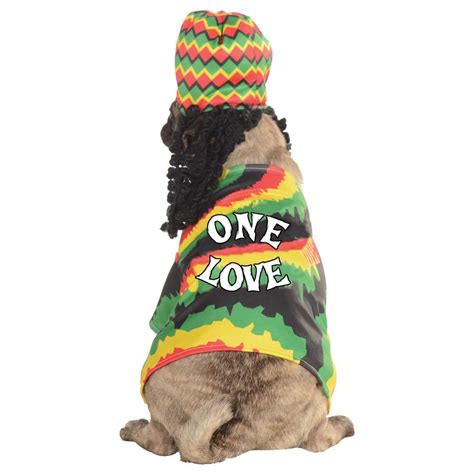One Love Rasta Dog Costume Pet Costumes Dog Costume Dog Halloween