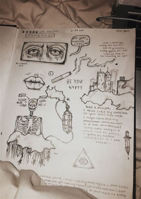 Grunge Doodles Art Diary Hippie Art Sketchbook Art Journal