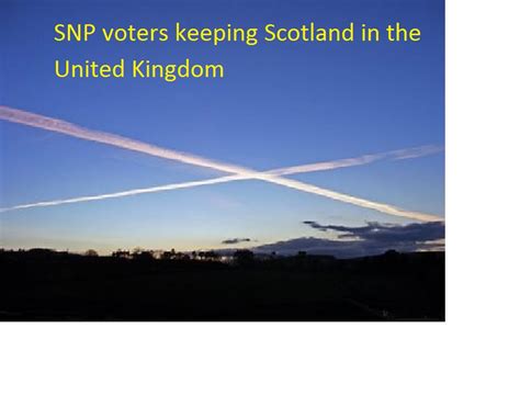 Snp Voters For Keeping Scotland In The United Kingdom