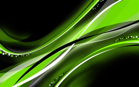 Rivers Of Green Lines Abstract Digital Art