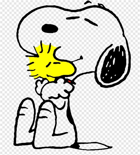 Snoopy Hugging Charlie Brown
