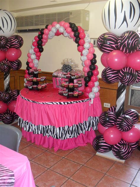 Zebra themed baby shower ideas! Zebra and Hot Pink Baby Shower Decor | Dream Team Events ...