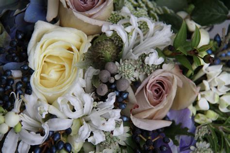The Flower Magician Winter Blue Wedding Bouquet