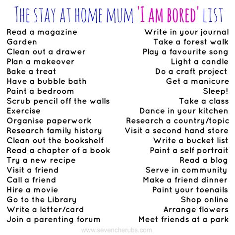 You Dont Have To Be A Mom To Do These Things Bored Mom Bored List
