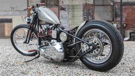 Custom Motorcycle Harley Super Glide To Shovelhead Bobber Rides And