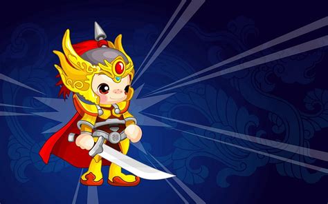 Background Vector Colorful Colourful Warrior Costume Sword Hd