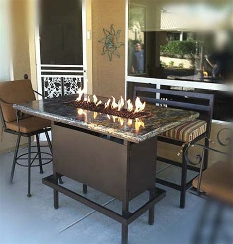 Bar Fire Pit Table