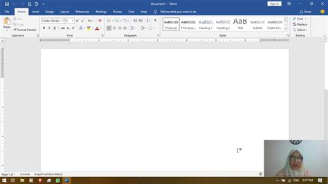How To Open A New Document In Word 2016 Youtube