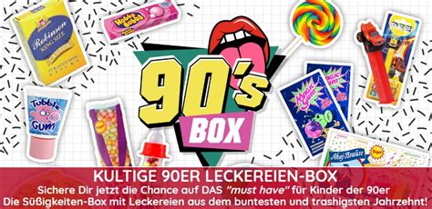 Kennt ihr süßigkeiten und getränke welche typisch für die 80er und 90er sind? 90er Süßigkeiten-Box gewinnen: jetzt Chance auf Kult ...