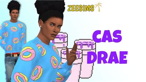 The Sims 4 Cas Drae Gucci And Lean Youtube