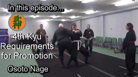 Bujinkan Ninjutsu Th Kyu Part Techniques Using Osoto Nage