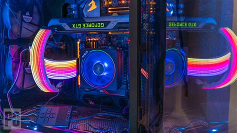 hands on lian li s strimer plus an rgb riot for your pc s boring cables pcmag
