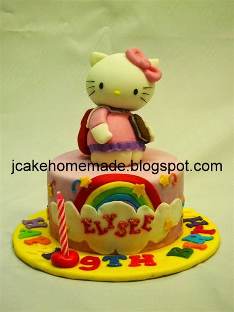 Jcakehomemade Sanrio Hello Kitty Birthday Cake