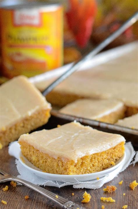 Pumpkin Sheet Cake With Cinnamon Frosting The Novice Chef