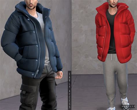 Oversized Puffer Jacket Early Access Darte77 Custom Content For