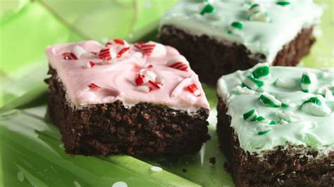 Frosted Peppermint Brownies Recipe From Betty Crocker
