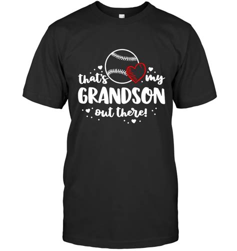 Baseball Grandma Shirt T That’s My Grandson Out There T Shirt Teejournalsus