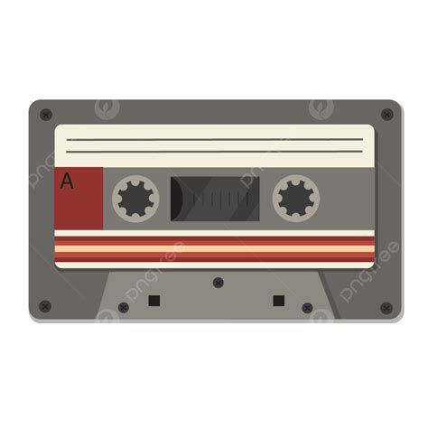 Cassette Retro Vintage Gray Old P Design Png And Vector With