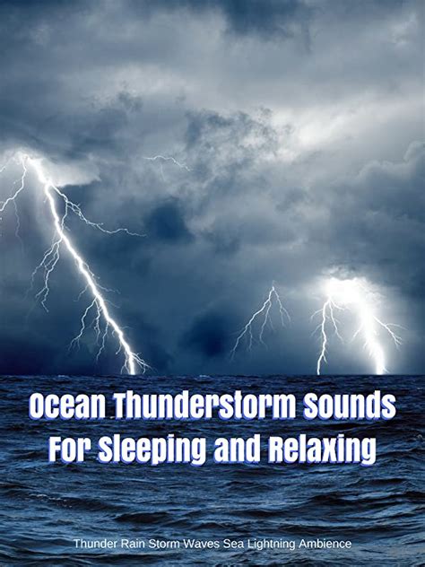 Ocean Thunderstorm Sounds For Sleeping And Relaxing