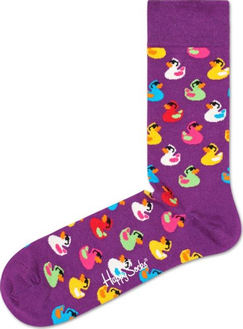 Happy Socks Rubber Duck Sock Fialové Od 279 Kč Zbozicz