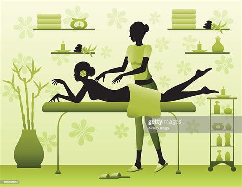 Spa Massage High Res Vector Graphic Getty Images