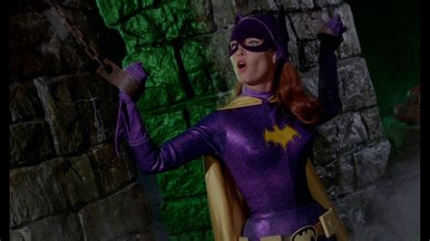 Batgirl Yvonne Craig Is Hit By Paralyzing Gas And Chained In Dungeon